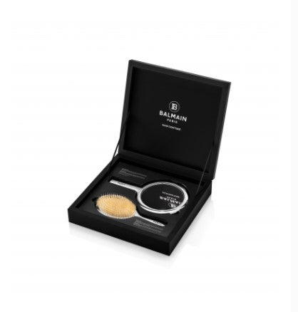 Balmain Limited Edition SpaBrush Silver Mirror box ??? SpaBrush ????