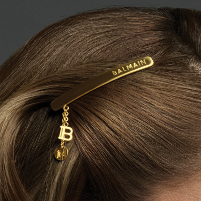Balmain Limited Edition Hair Slide Jewelery Gold 限量版珠寶18K鍍金髮夾