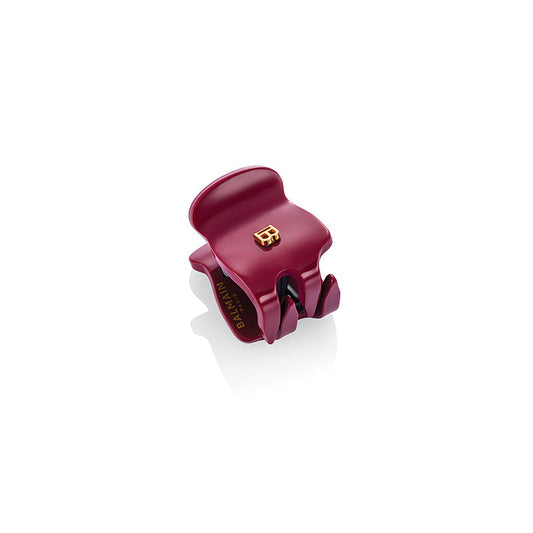 Balmain Limited Edition Pince à Cheveux Extra Small Velv  Burg