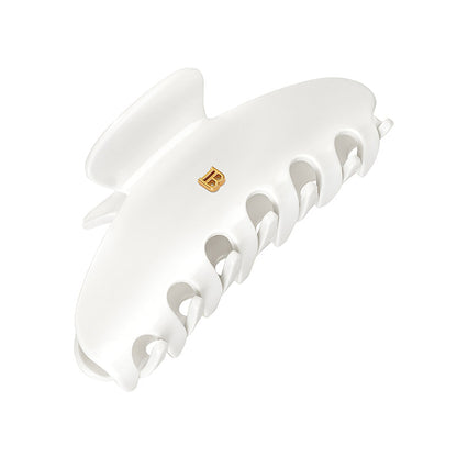 Balmain Pince cheveux Large White 白色18K鍍金髮夾 (大)