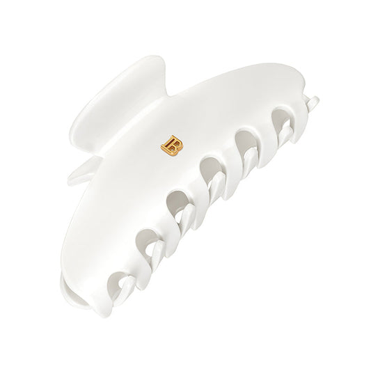 Balmain Pince cheveux Large White 白色18K鍍金髮夾 (大)