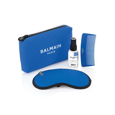 Balmain Limited Edition Cosmetic Bag-Blue