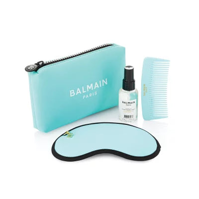 Balmain Limited Edition Cosmetic Bag-Turquoise