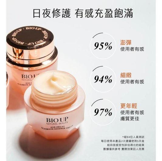 自然美BIO UP Age-Delay Ultimate Essence Cream  極萃賦活全能撫紋霜 50g