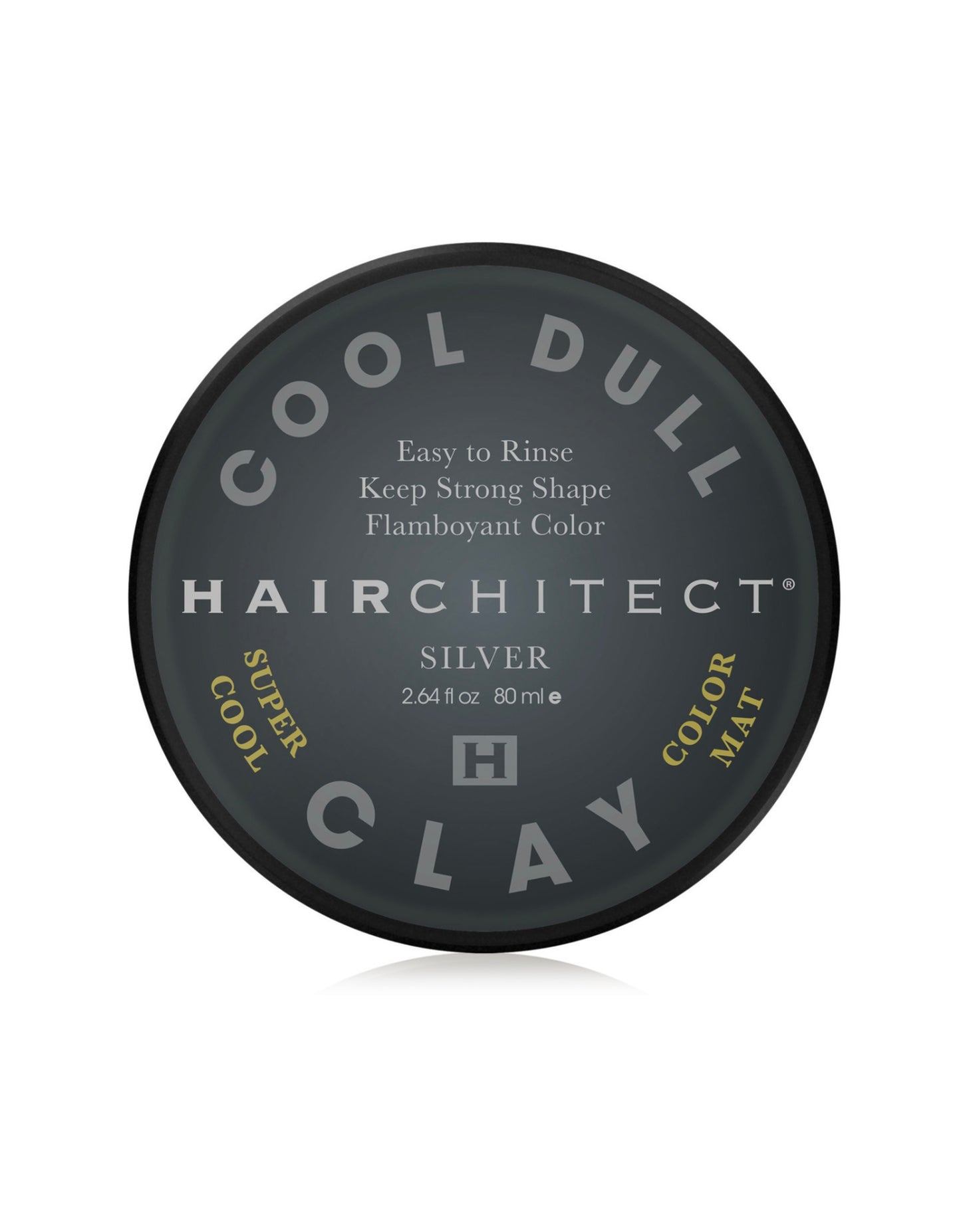 Hairchitect 顏色造型髮泥 銀灰色80ml