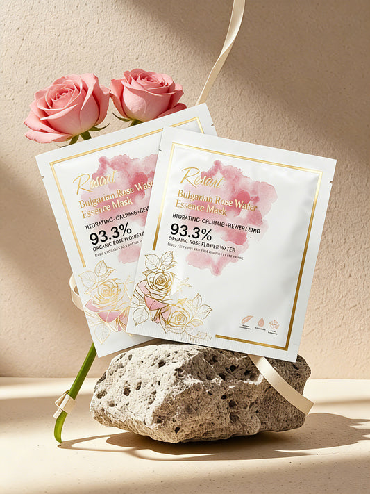 Rosart Bulgarian Rose Hydrosol Essence Mask 5pcs