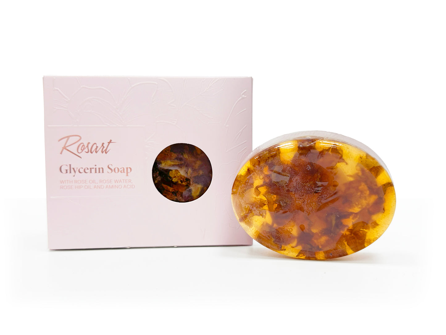 Rosart 玫瑰精油手工香皂 Rose Glycerin Soap 90g