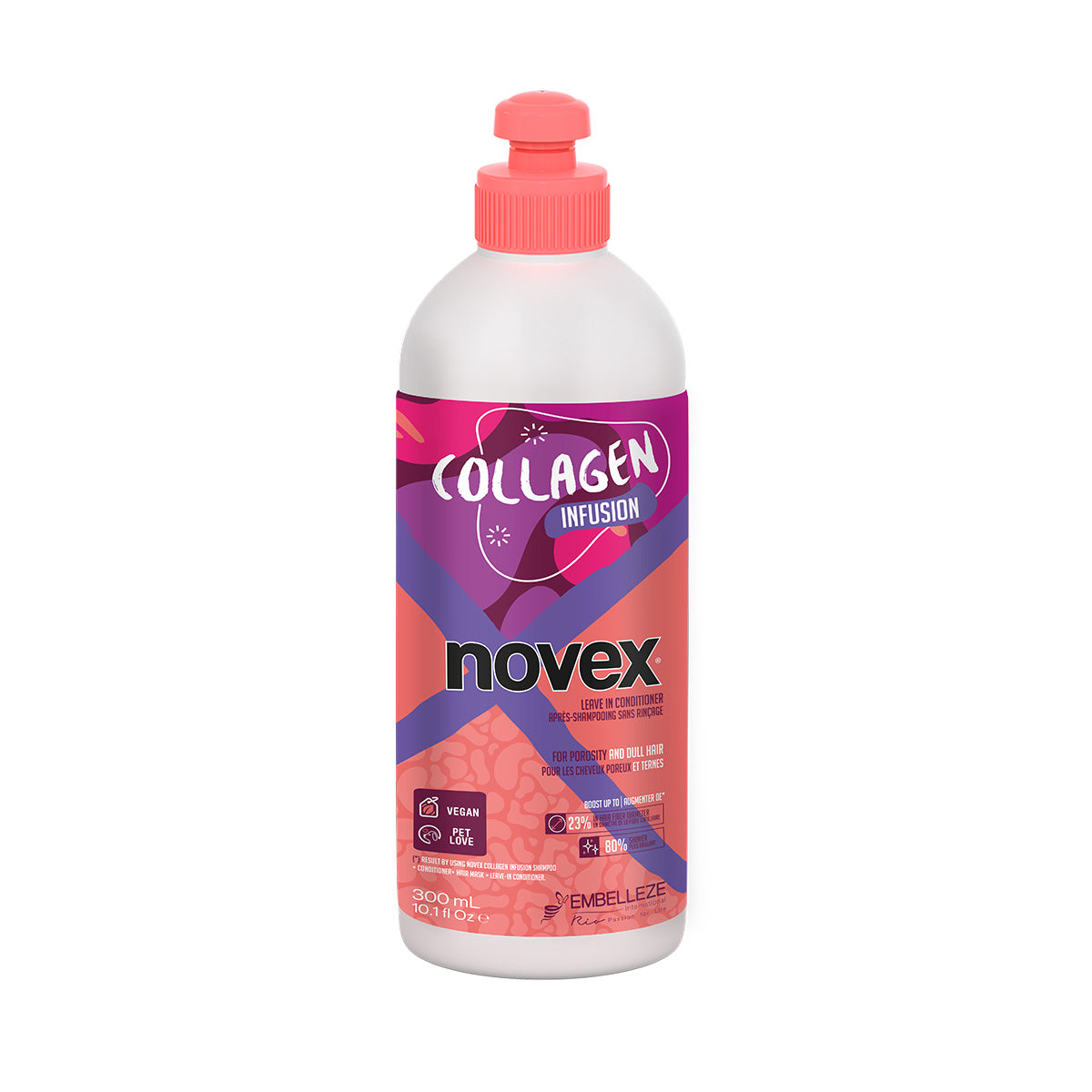 巴西 Novex 膠原蛋白免洗護髮膜 Novex Infused Collagen Leave in Conditioner 300ml